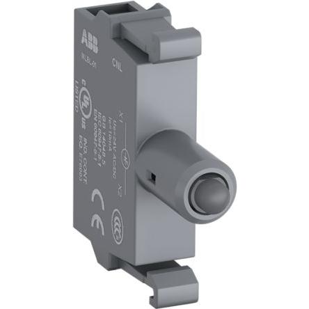 ABB Blok LED diod, řada: MLBL Blok světel 130V dc Šroub barva Bílá LED