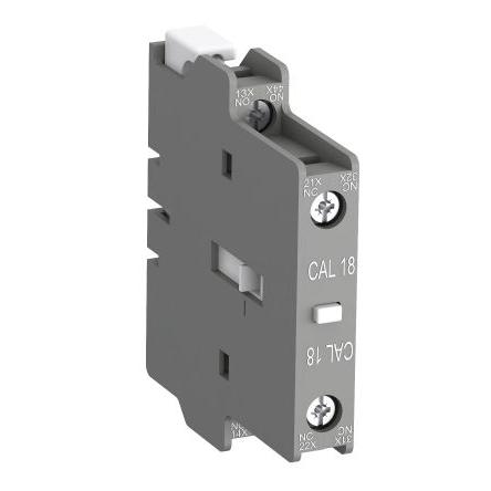 ABB Blok pomocných kontaktů 1 NO/1 NC 2 Přední montáž, rozsah: CAL18 s Šroub 690V
