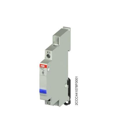 ABB Indikátor, řada: E219 Montáž do panelu LED Modrá IP20 Pravoúhlý 250V