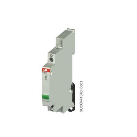 ABB Indikátor, řada: E219 Montáž do panelu LED Zelená IP20 Pravoúhlý 48V
