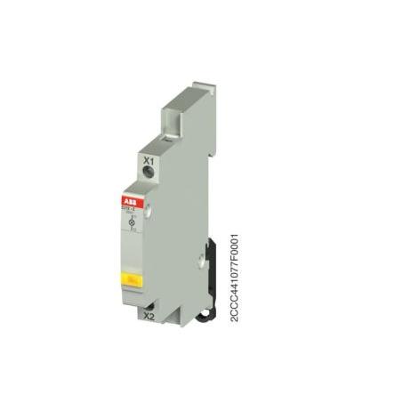 ABB Indikátor, řada: E219 Montáž do panelu LED Žlutá IP20 Pravoúhlý 48V