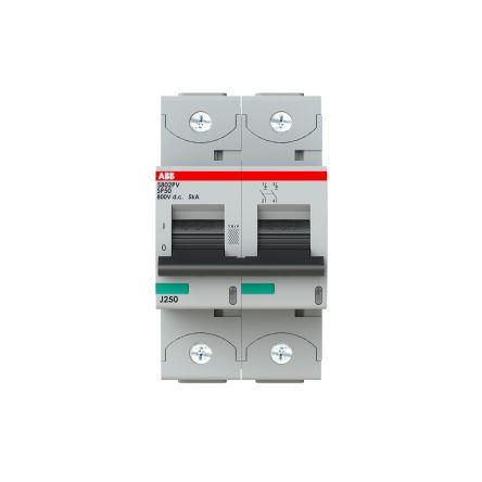 ABB Miniaturní jistič, rozsah: S800PV 2pólový 50A vypínací výkon 5 kA, charakteristika: Typ B, rozsah: S800PV 800 V dc
