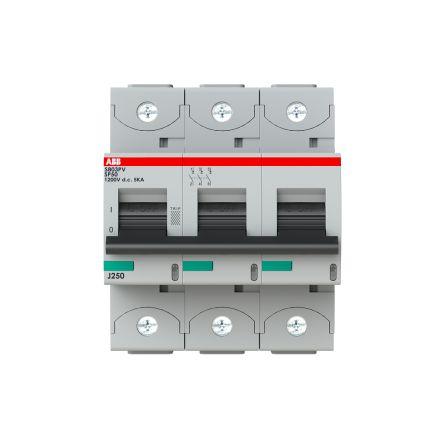 ABB Miniaturní jistič, rozsah: S800PV 3pólový 50A vypínací výkon 5 kA, charakteristika: Typ B, rozsah: S800PV 1200 V dc
