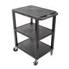 Vozík 3 Polyetylen nosnost 150 kg Pro středně silnou zátěž RS PRO 670 mm 460 mm