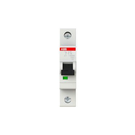 ABB Miniaturní jistič, rozsah: S200 1pólový 16A vypínací výkon 10 kA, charakteristika: Typ C, rozsah: System Pro M