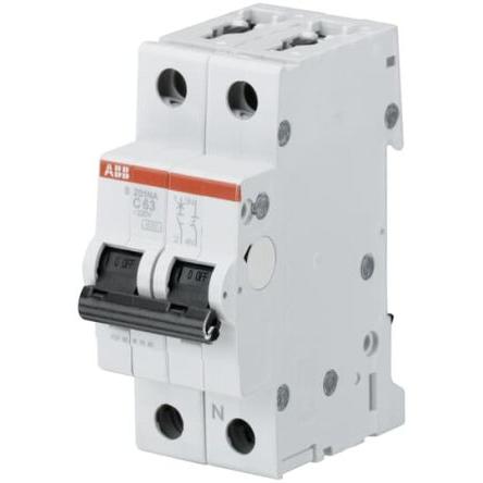 ABB Miniaturní jistič, rozsah: S200 1pólový 6A vypínací výkon 6 kA, charakteristika: Typ C, rozsah: System Pro M Compact
