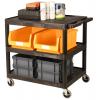 Vozík 3 Polyetylen nosnost 180 kg Pro středně silnou zátěž RS PRO 885 mm 610 mm