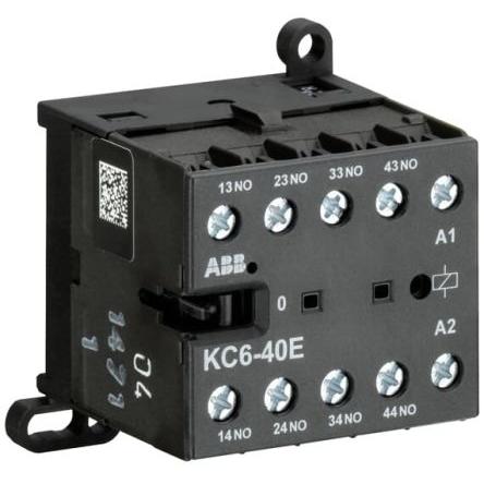 ABB 4 póly Relé stykače napětí ve vinutí 24V dc 4pólový 4 A s 4 NO kontakty 690V, rozsah: KC6