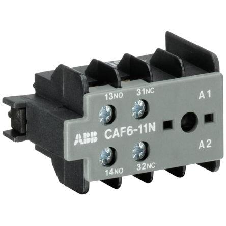 ABB Pomocný kontakt NO/NC 2 Přední montáž, rozsah: CAF6 s Šroub 6 A 600V