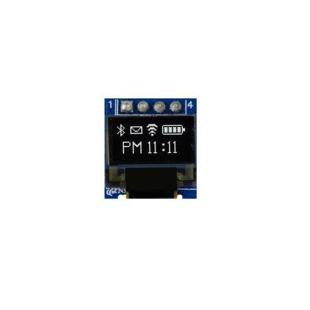 Displej OLED 0.49 in Bílá Pasivní matice 64 x 32 pixelů COB Midas I2C