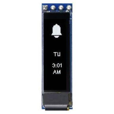 Displej OLED, řada: MDOB096016A 0.84 in Bílá Pasivní matice 96 x 16 pixelů COB Midas I2C