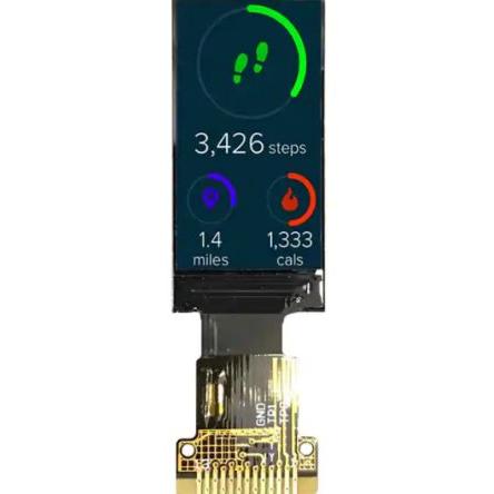 Barevný displej LCD MDT0096A2IS-SPI, řada: MDT0096A2IS-SPI 0.96 in 80 x 160 pixel podsvícení LED rozhraní SPI Midas
