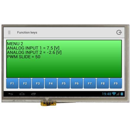 Barevný displej LCD MDT0700ESSR-HDMI 7 in Dotykový displej 1024 x 600 pixelů podsvícení LED rozhraní HDMI Midas Odporový