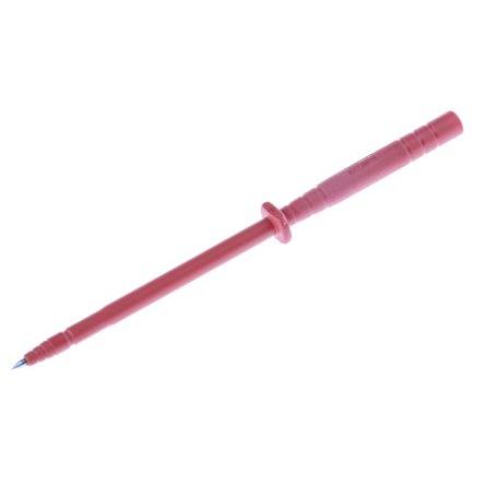 Zkušební sonda, 1kV, Červená S pružinou, 2 mm Staubli 2 mm 1A