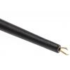 Staubli Krokosvorka, 4.5 mm, velikost zásuvky: 2 mm, Černá 1A, 300V, délka: 75 mm, materiál kontaktu: Ocel