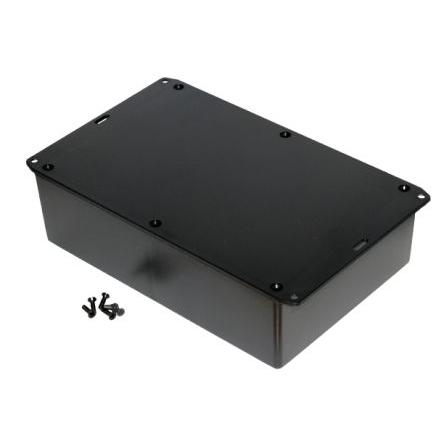 Hammond Pouzdro, řada: 1591 IP54 Nestíněný S přírubou barva Černá barva Černá ABS 221 mm 58 mm 150 mm