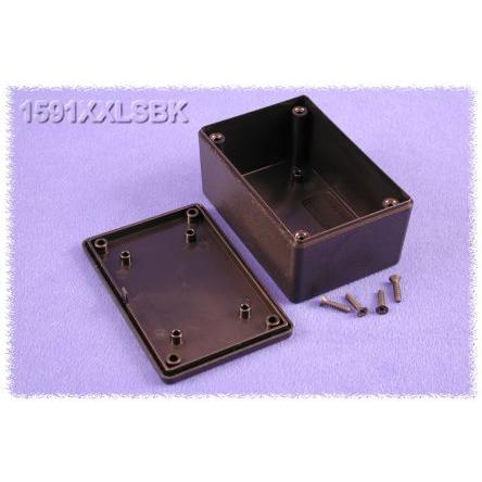 Hammond Pouzdro, řada: 1591 IP54 Nestíněný barva Černá, Šedá barva Černá ABS 86 mm 36 mm 56 mm