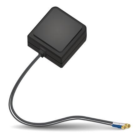 Vícekanálový linkový vysílač-přijímač Všesměrový Externí Lepicí Čtvercový SMA Vnější KYOCERA AVX 3.8 dBi GNSS, DSRC