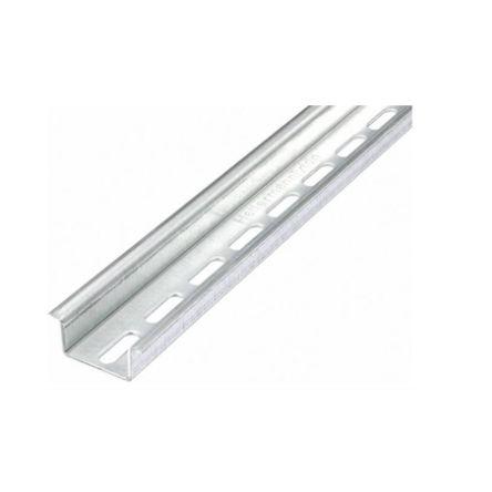 RS PRO Lišta DIN Perforovaný, délka: 2 m, šířka: 35mm, výška: 15 mm