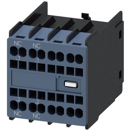 Siemens Pomocný kontakt 2 NC 2 Zaklapávací montáž, rozsah: 3RH 10 A 24V