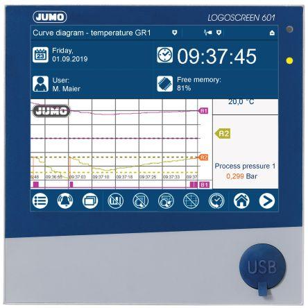 Jumo Zapisovač 2, číslo modelu: Logoscreen 601, délka: 144 mm, Grafický