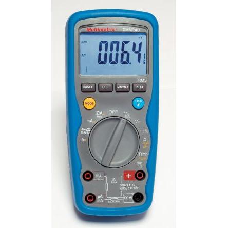 Multimetr Ruční 10 A ac, typ displeje: Digitální 1 kV ac, číslo modelu: DMM240 Chauvin Arnoux 10 A dc