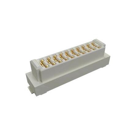 Patice PCB, řada: PowerStak, orientace těla: Svislé, rozteč: 2 mm Deska-deska, počet kontaktů: 10, počet řad: 1, Povrch