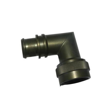 Kovový plášť pro kulaté konektory, řada: M85049 rozměr 21, orientace těla: Pravý úhel Amphenol Limited, pro použití s: