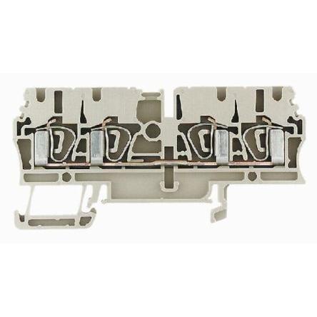 Weidmüller Napájení přes svorkovnici 1608570000, řada: ZDU, 800V Hnědá 2.5mm² 1 Objímka ATEX