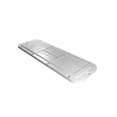 Rittal Průchozí deska, délka: 149 mm x 447mm AX, Plastové