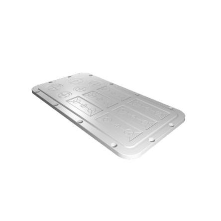 Rittal Průchozí deska, délka: 221 mm x 436mm AX, Plastové