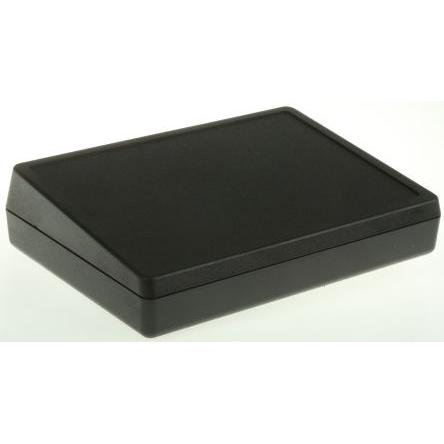 OKW Pouzdro počítače, řada: DeskCase 138 Zešikmená přední strana Černá ABS 138 mm 47.5 mm 190 mm