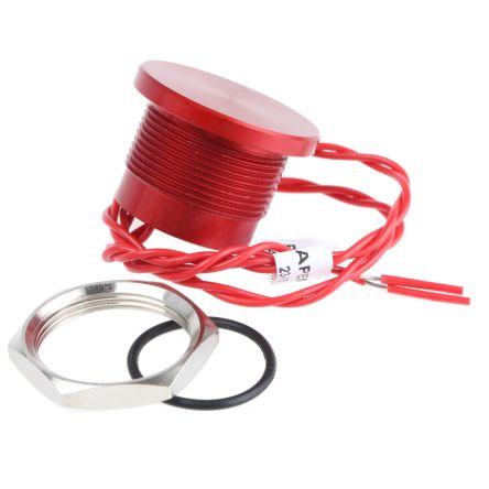 APEM Piezoelektrický spínač IP68 Vodič 200mA SPST 75 °C -40 °C