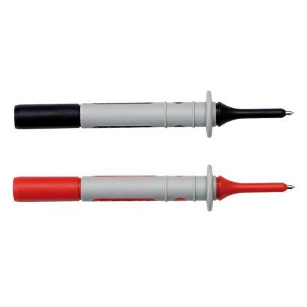Zkušební sonda, 1000V, Červená, Černá Jehla, 2 mm Chauvin Arnoux 4 mm 15A
