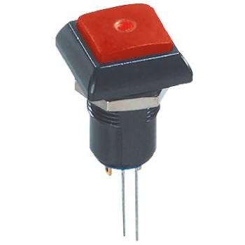 APEM Tlačítkový spínač, řada: IP IP67 Panel Blokování Osvětlené 12.9 mm 5A, barva LED: Červená