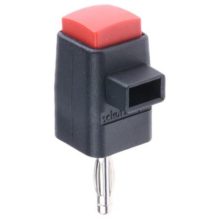Připojovací svorník, Červená, 30 V ac, 60V dc Schutzinger