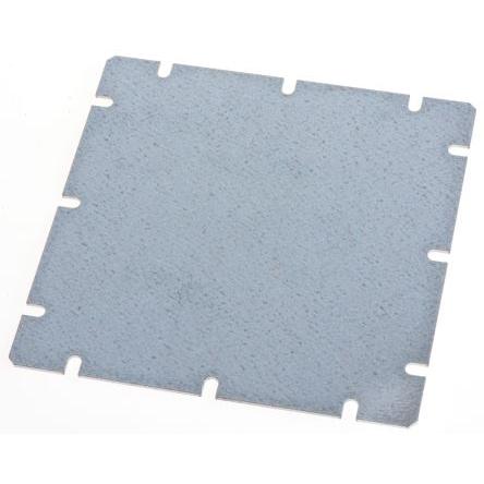 Fibox Montážní deska, délka: 148 mm x 148mm Řada MNX, Ocel