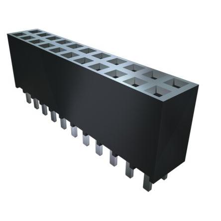 Patice PCB, řada: SSW, orientace těla: Rovný, rozteč: 2.54 mm Deska-deska, počet kontaktů: 50, počet řad: 1, Průchozí