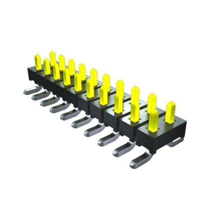 Samtec Kolíkový konektor, řada: TMM, Deska-deska, počet kontaktů: 34, počet řad: 2, rozteč: 2 mm, orientace těla: Pravý
