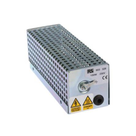 RS PRO Zapouzdřené topné těleso 150W 110V ac 150W 280 °C 67mm 191 mm