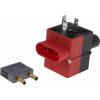 Hirschmann Konektor elektromagnetického ventilu, řada: GDM DIN 43650 A, Kabel Vnitřní Indikátor, IP65