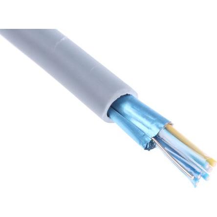 Telefonní kabel 3párový, Slonovinová, Šedá, 300V 100 m Adaltra 6