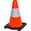 Vážený, Oranžová 300 mm Polyvinylchlorid RS PRO Dopravní kužel
