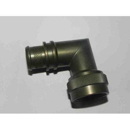 Kovový plášť pro kulaté konektory, řada: M85049 rozměr 13, orientace těla: Pravý úhel Amphenol India, pro použití s: