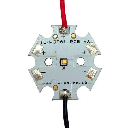 Kruhové LED pole, řada: OSLON Pure 1010 1 PowerStar ILH-OP01-CYAN-SC221-WIR200. barva Azurová 1 120 lm Intelligent LED