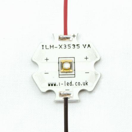 ILH-XO01-S390-SC211-WIR200. UV LED, řada: N3535 1 Powerstar 2 kolíková 1 Průchozí otvor 400 nm 125 ° Intelligent LED