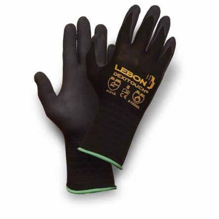 Lebon Protection Rukavice Ne Černá EN388:2016+A1:2018 4131A, EN407:2020 X1XXXX, EN ISO21420, Food Contact Elastan,