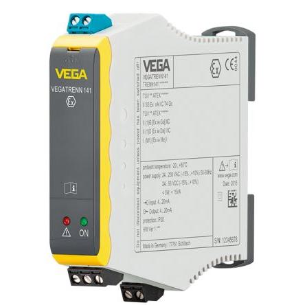 Galvanický izolátor, řada: VEGATRENN 141 Přední montáž Proud Vega 230 V, 65V ac