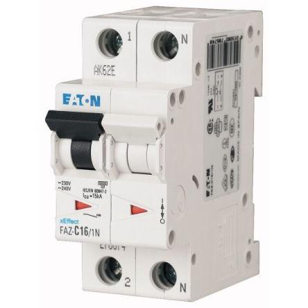 Eaton Miniaturní jistič, rozsah: xEffect 1pólový 20A vypínací výkon 6 kA, charakteristika: Typ D, rozsah: xEffect 240V