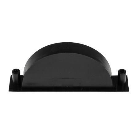 Rukojeť zásuvky barva Černá, Hliník, Nerezová ocel, délka: 106 mm x 29.5 mm Southco